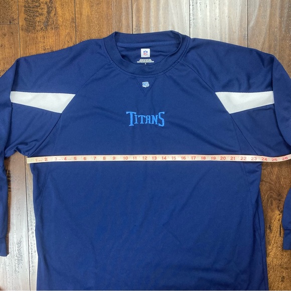 TENNESSEE TITANS Men’s Long Sleeve Pullover Shirt VF Imagewear NFL Size LARGE - Picture 6 of 8